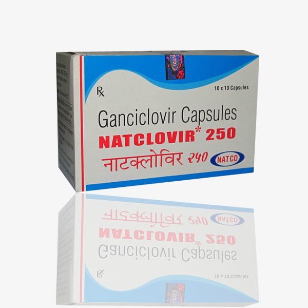 Buy Natclovir : Ganciclovir 250 mg Capsules Online