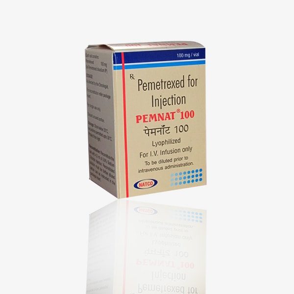 Buy Pemnat : Pemetrexed 100 Mg Injection Online